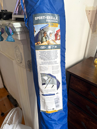 Sport brella premiere 8ft - 8ft, blue