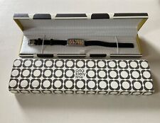 Orla Kiely Stem Print Watch - Navy Leather Strap OK2131