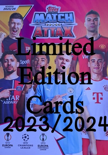 Various limited edition cards - edition,