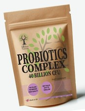 Bio Culture Probiotics Complex 40 Billion CFU 15 Active Bacteria Vegan Capsules 