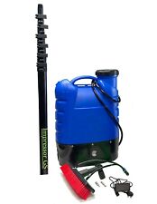 20 L WINDOW CLEANING BACKPACK BLUE MAN  AND 25 FT IMPRESSOR GS POLE SET