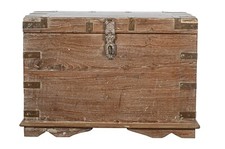 Antique indian teak treasure - teak,