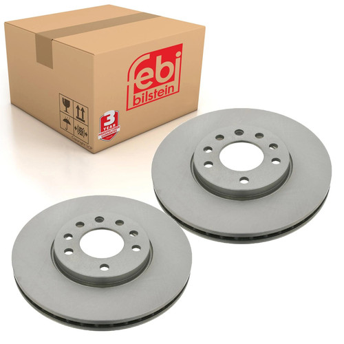 Pair front brake disc fits - front,