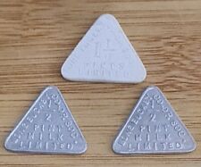 Long Buckby x3 Coop Tokens Northamptonshire  ½  & 1½ Pints  Milk ( 1-10 £3 P&P)