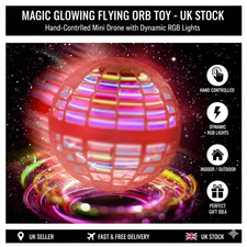 Flying Orb Children Toys 360° Rotating Suspension Ball Hover Flying Spinner