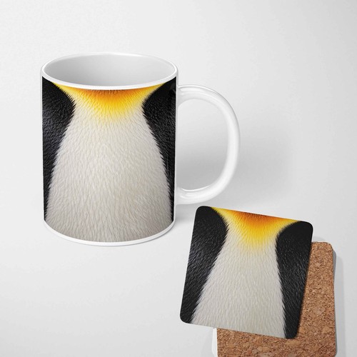 Penguin print mug coffee - coffee, cup