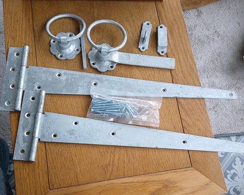 Galvanised garden gate - galvanised, fitting