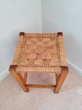 Vintage Mid Century Cord Woven
