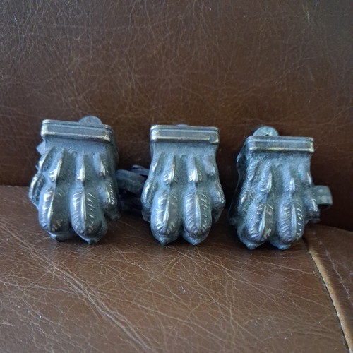 Each vintage metal claw - each,