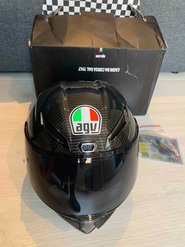 Agv carbon fiber motorcycle - carbon,