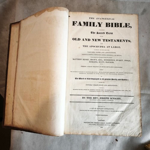 The evangelical family bible - family,