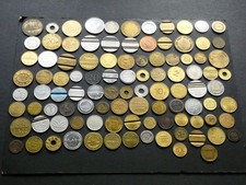 C3. Collection of 100 machine tokens, all different.