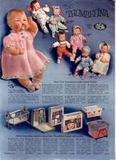 1963 PAPER AD 2 PG Ideal doll