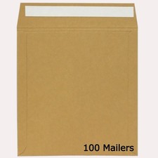 100 x Brown 12″ Vinyl LP