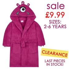 Kids Girls Dressing Gown 2-3