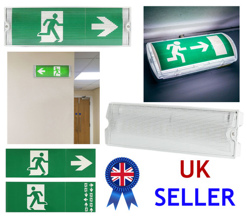Fire exit emergency ceiling - fire,