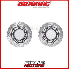 FRONT BRAKE DISC KIT BRAKING YAMAHA FZ1 FARE 1000 2012 - [FLOATING WAVE]