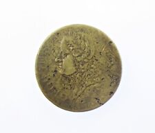 GEORGE II ONE GUINEA BRASS COIN WEIGHT - WITHERS 1415
