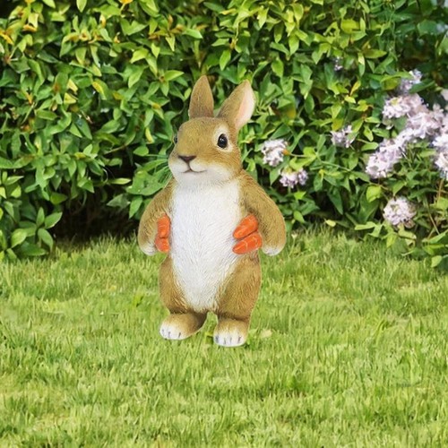 Hare garden statue bunny - hare,