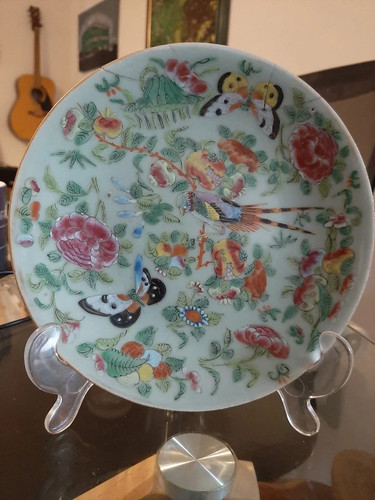 Antique canton chinese famille - antique,