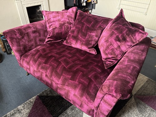 Two seater purple - seater, sofa