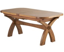 Oak Furniture Land Hercules Dining Table Rustic