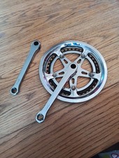 Vintage Chrome Double Crankset