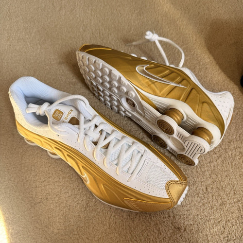 Nike shox gold white low - gold/white, top