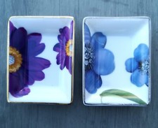 Van Cleef & Arples ~Fine Jewellery Pin Trays Plates Flowers & Gems 2002 vgc RARE