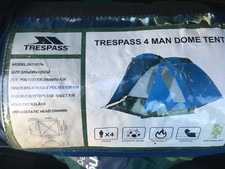 Tresspass 4 man Double skin dome tent