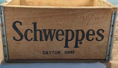 Schweppes vintage wooden - schweppes,