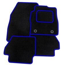 FITS TOYOTA AURIS 2013 ONWARDS TAILORED BLACK CAR MATS WITH BLUE TRIM