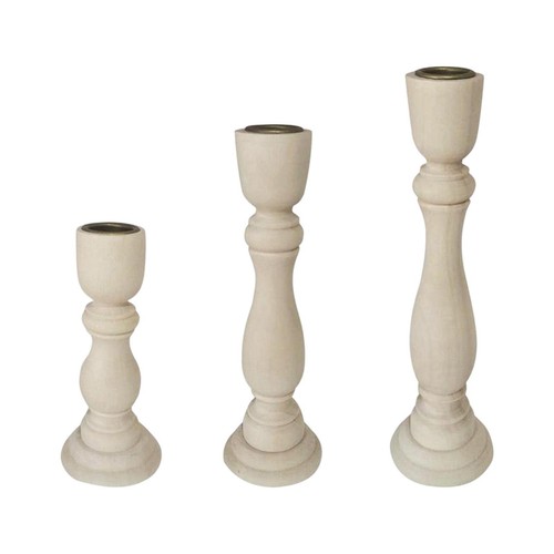 Candles center holder - candles, rustic