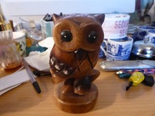 Collectors wooden owl figure