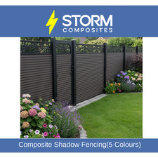 Shadow/Slatted Composite Garden Fencing Materials