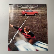 Datsun 1200 Sunny Coupe Sales Brochure c1970 Rare Original Vintage