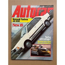 RENAULT 18 TURBO AUTOCAR