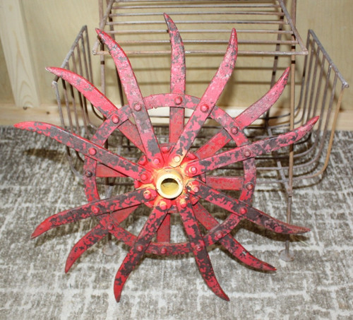 Old farming garden tiller head - farming,