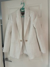 river island cream boucle