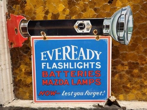 Vintage eveready porcelain - vintage,