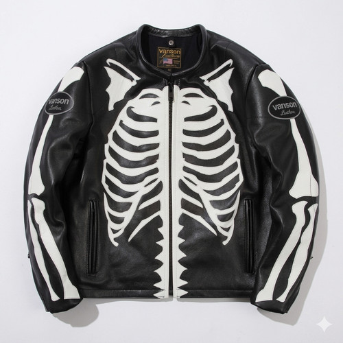 Men van son skeleton - van,