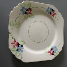 Phoenix Ware TF & S Ltd Tea Plate Floral 9" x 9" Vintage