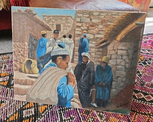 Vintage 60s signed - vintage, oil