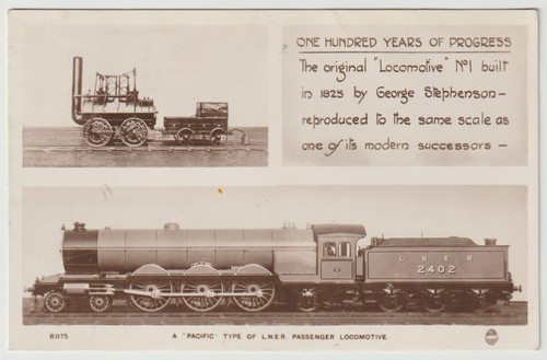 Railway postcard lner a2 - railway,