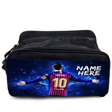 Personalised Messi Boot Bag Football Legend School PE Kit Boys Bootbag NLP07