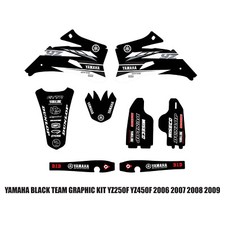 YAMAHA BLACK TEAM GRAPHICS