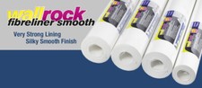 Wallrock 'Smooth' Fibreliner 'Paste the Wall' Lining Paper 10m & 20m Rolls