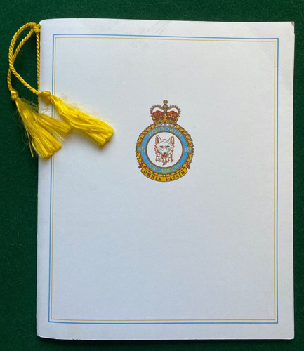 Antique royal air flight menu - antique,