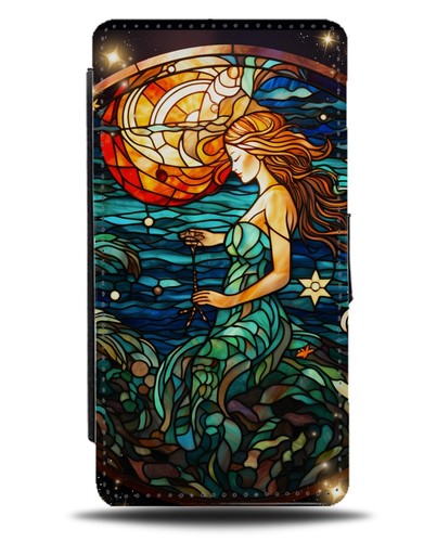 Stained glass mermaid - stained,