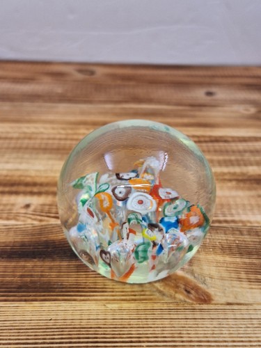 Art glass paperweight - art,